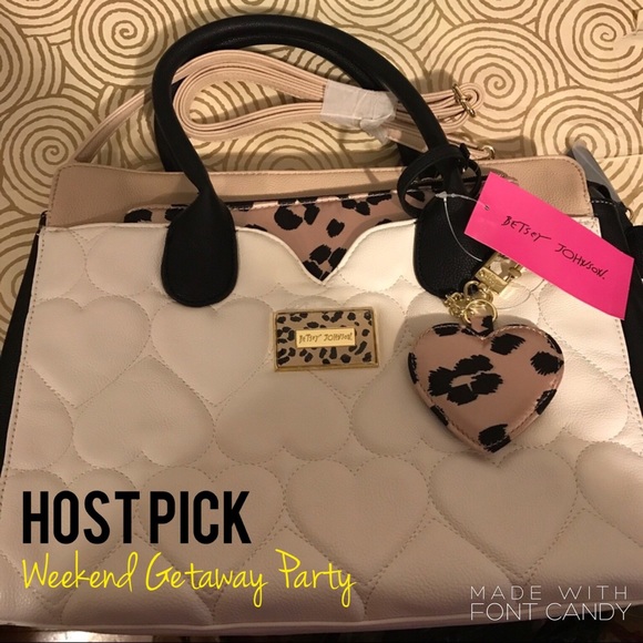 Betsey Johnson Handbags - Betsey Johnson Purse Leopard Details & Pouch BNWT